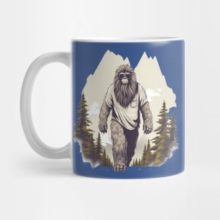 Dope Sasquatch in Nature Mug